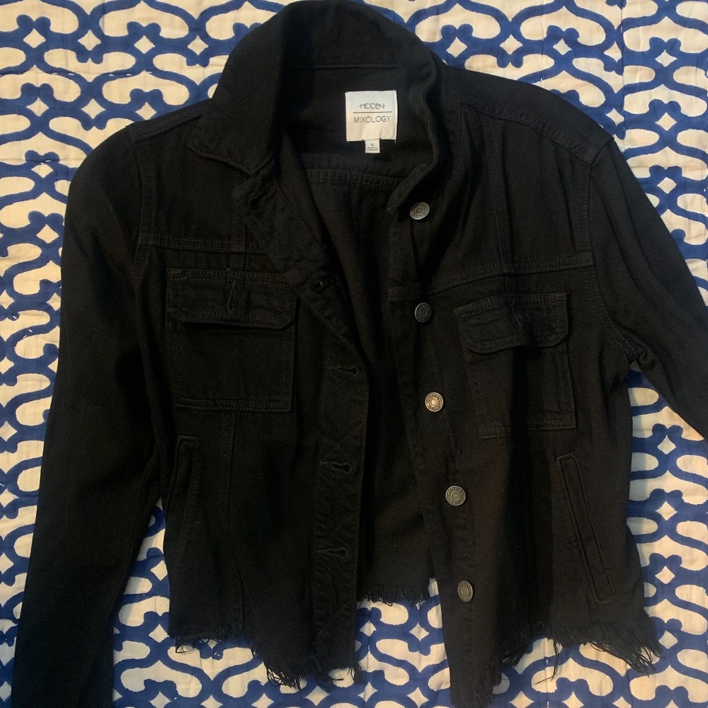 Mixology Black Denim Jacket